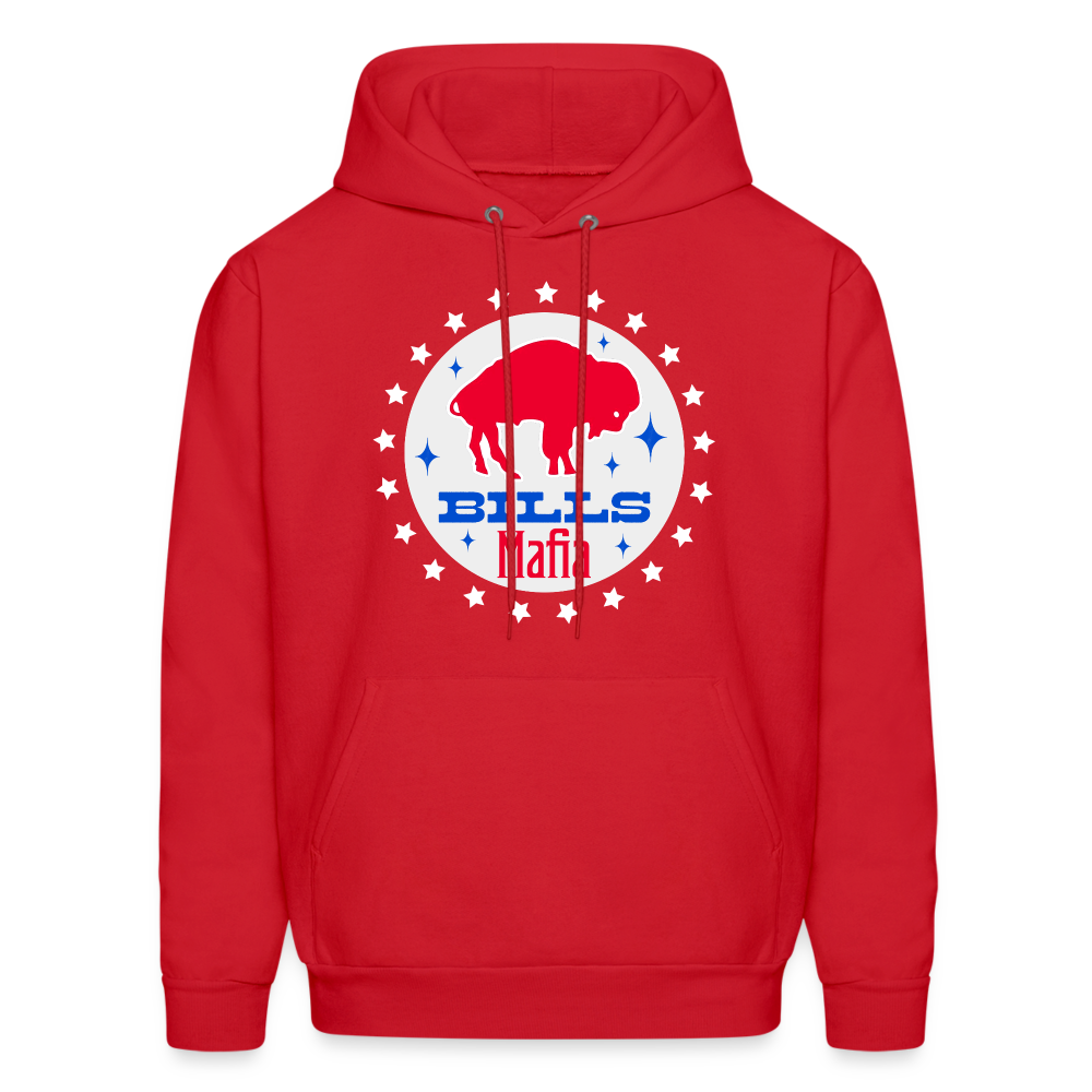 Buffalo Bills Mafia Red Vintage Vintage Men's Hoodie - red