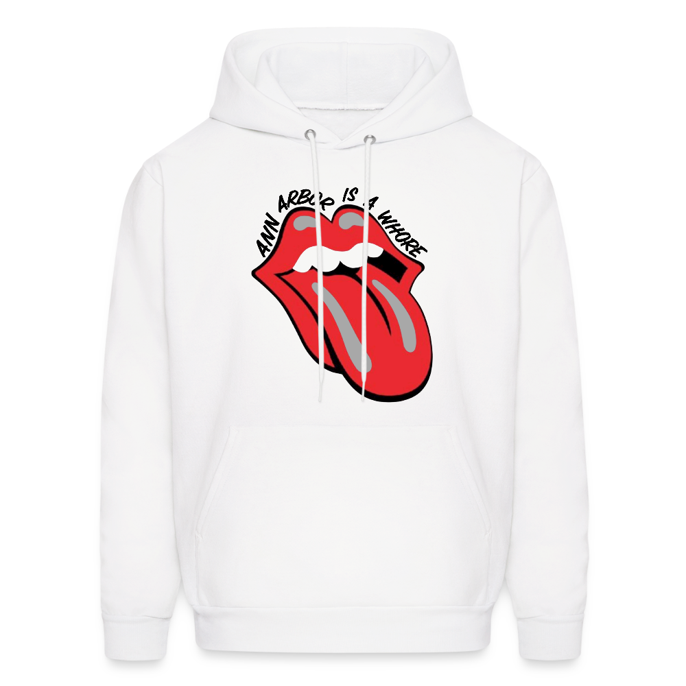 Ann Arbor was aWhore Men's Hoodie - white