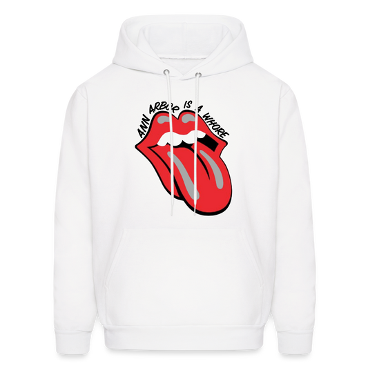 Ann Arbor was aWhore Men's Hoodie - white