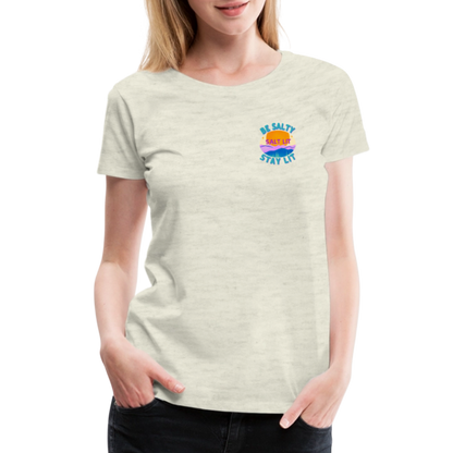 SALTLIT Scoop Neck - heather oatmeal