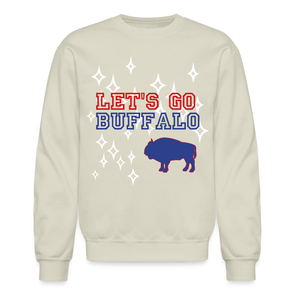Let's Go Buffalo Crewneck Sweatshirt - Sand