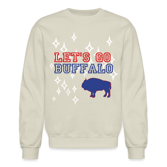 Let's Go Buffalo Crewneck Sweatshirt - Sand