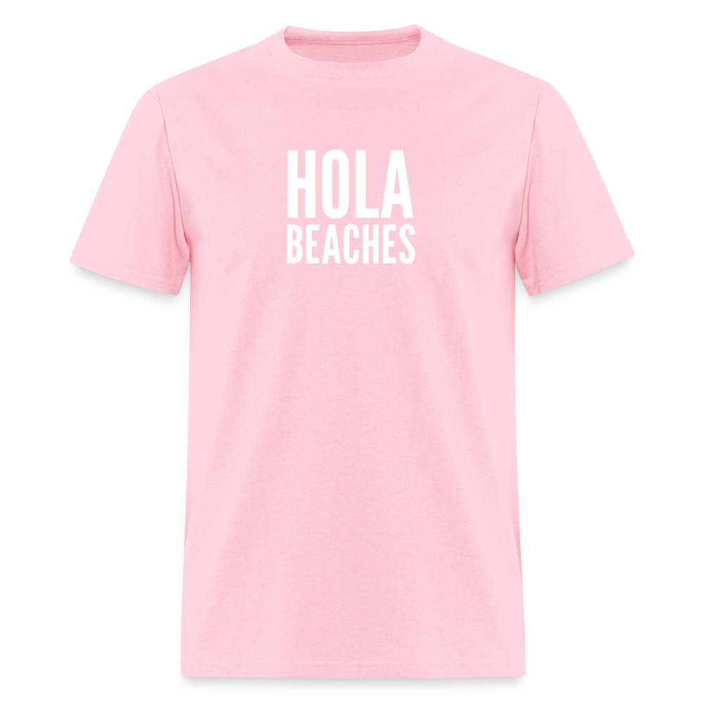 Hola Beaches Unisex T-Shirt - pink