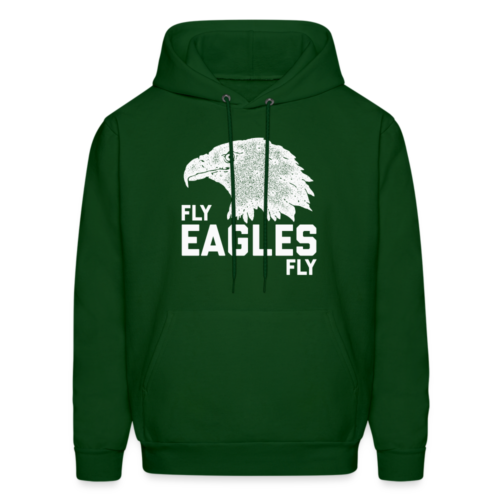 Fly Eagles Fly Men's Hoodie - forest green