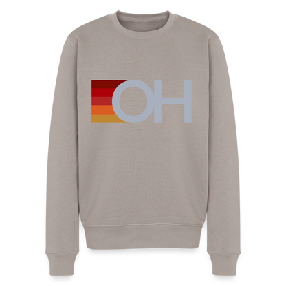 OH Rainbow Stripes Men’s Premium Sweatshirt - taupe