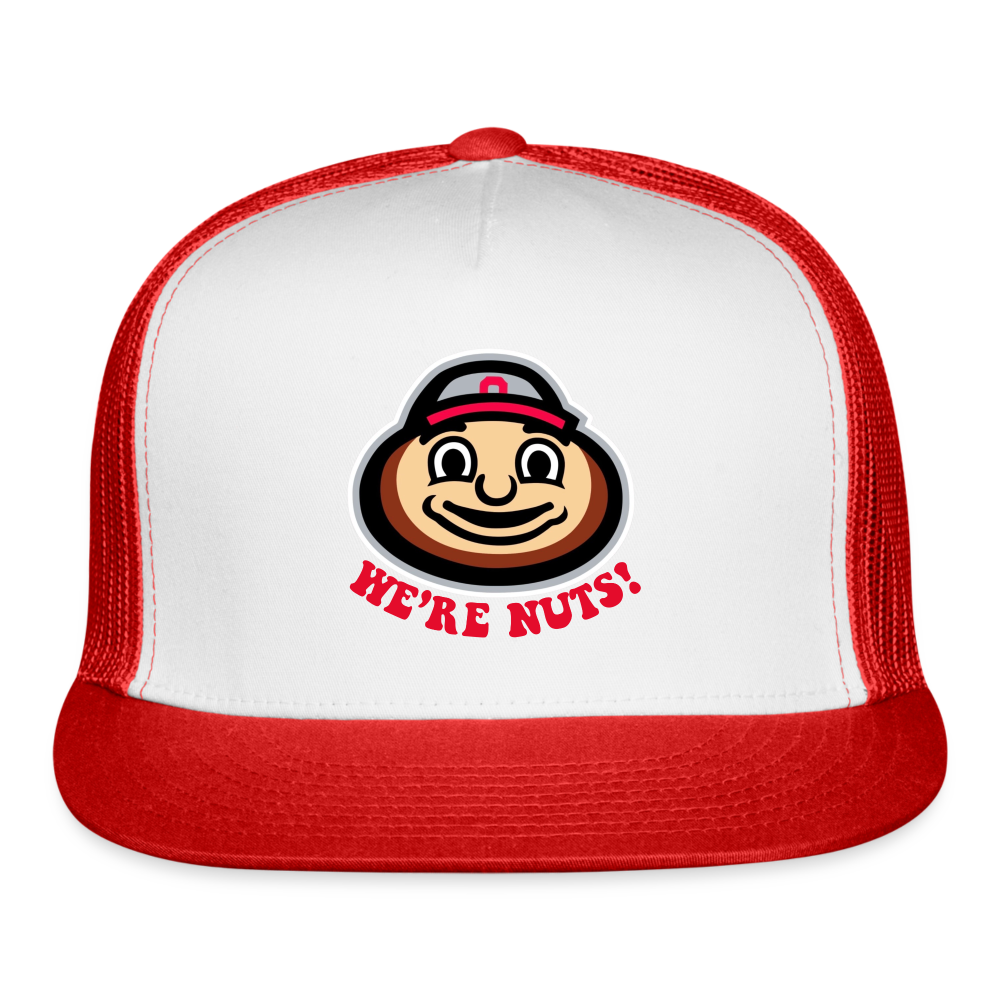 Brutus We're Nuts Trucker Hat - white/red