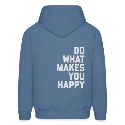 Do What Makes You Happy Men's Hoodie - denim blue