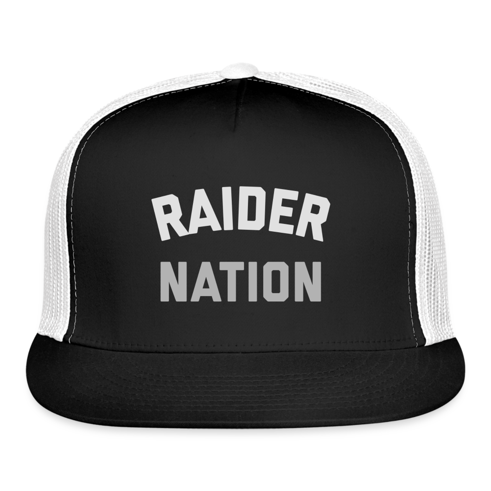 Raider Nation Trucker Cap - black/white