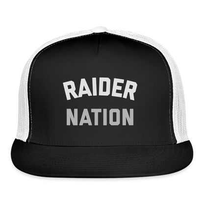 Raider Nation Trucker Cap - black/white