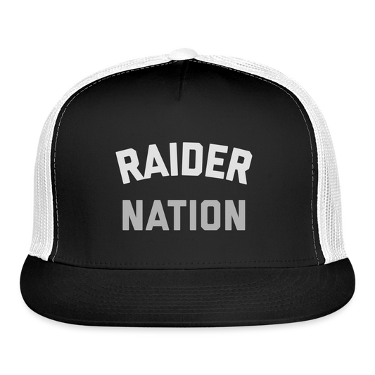 Raider Nation Trucker Cap - black/white