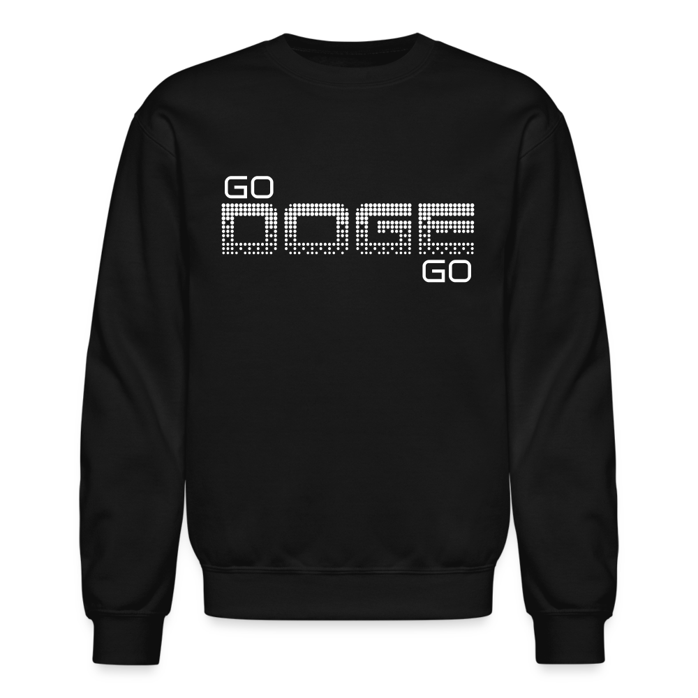 GO DOGE GO Crewneck Sweatshirt - black