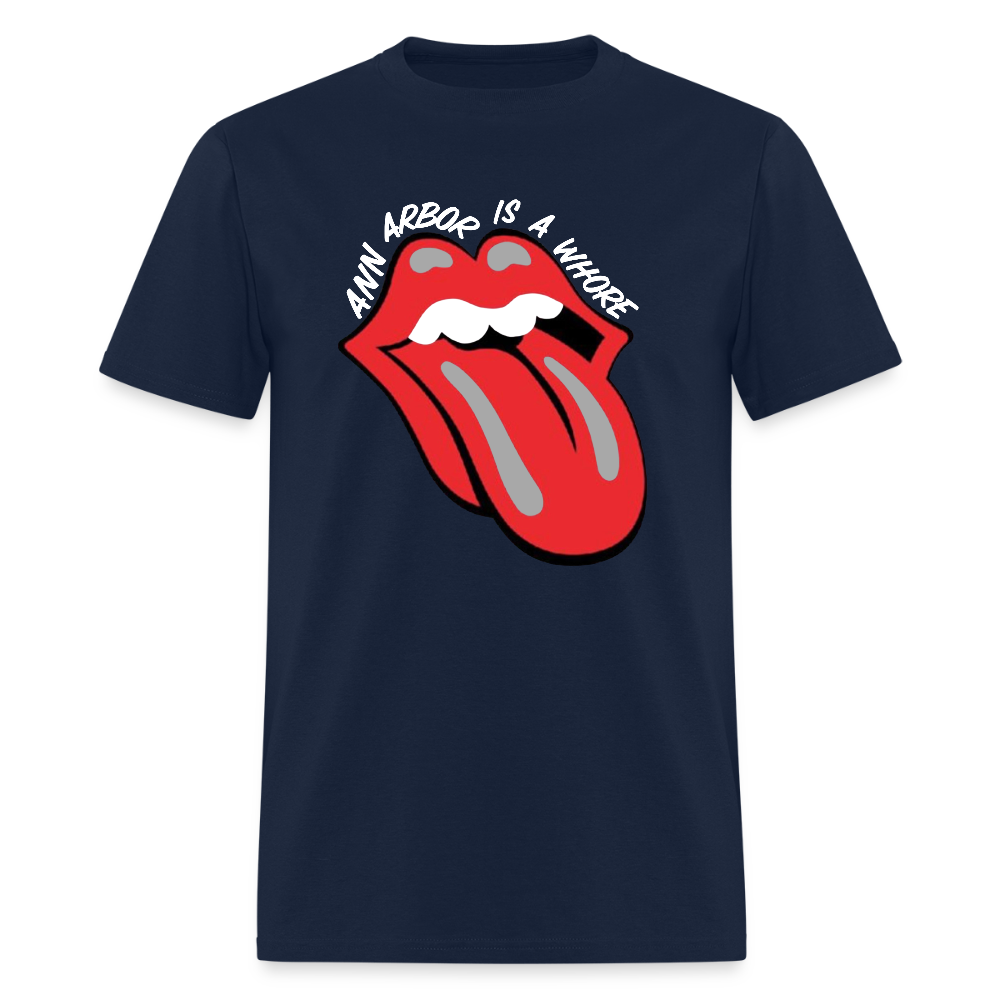 Ann Arbor was aWhore Unisex T-Shirt - navy