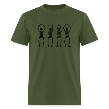 OHIO Skeletons Unisex Classic T-Shirt - military green