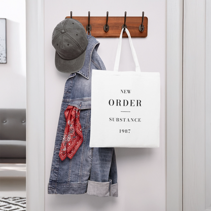 New Order Substance 1987 Recycled Tote Bag - white