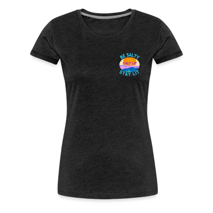 SALTLIT Scoop Neck - charcoal grey