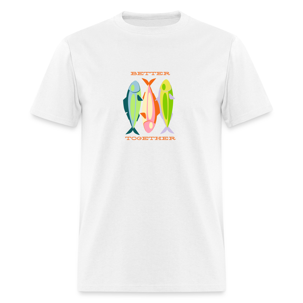 Better Together Sardines Unisex Classic T-Shirt - white