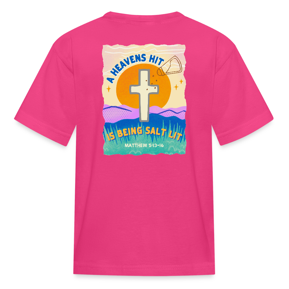 SALT LIT Kids' T-Shirt - fuchsia