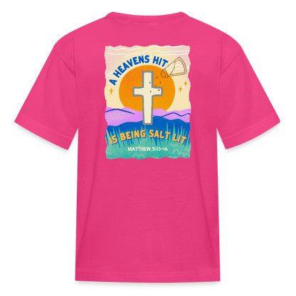 SALT LIT Kids' T-Shirt - fuchsia