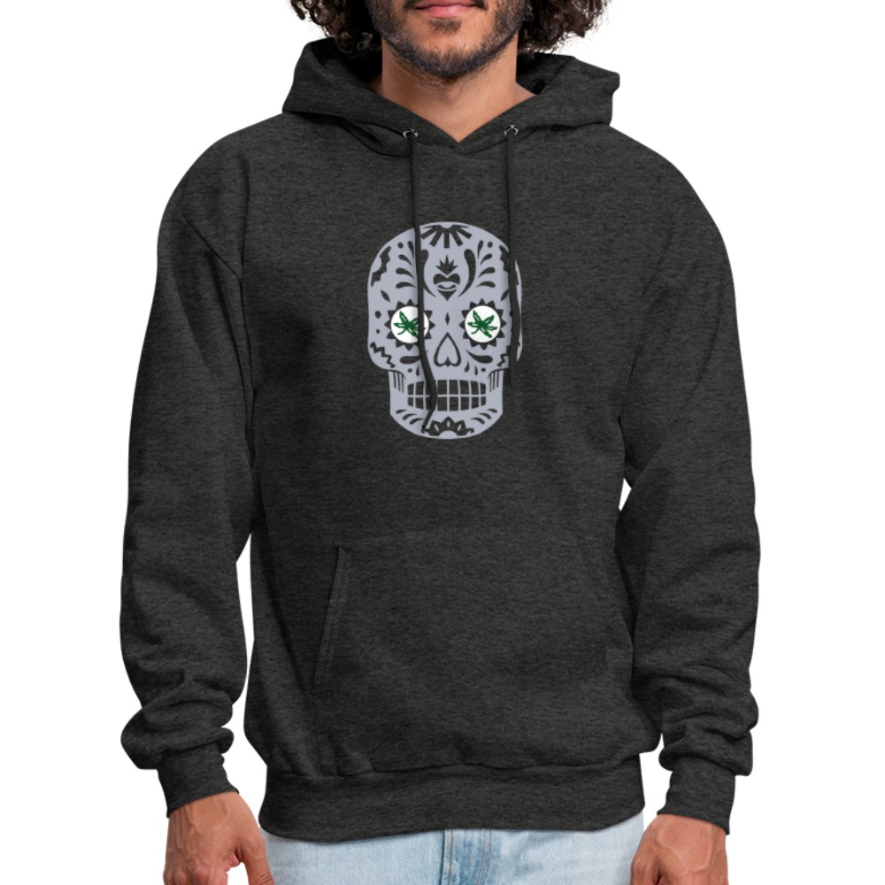 Sugar Skulls BuckEYES Men's Hoodie - charcoal grey