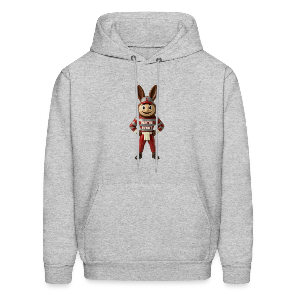 Brutus Bunny Men's Hoodie - heather gray
