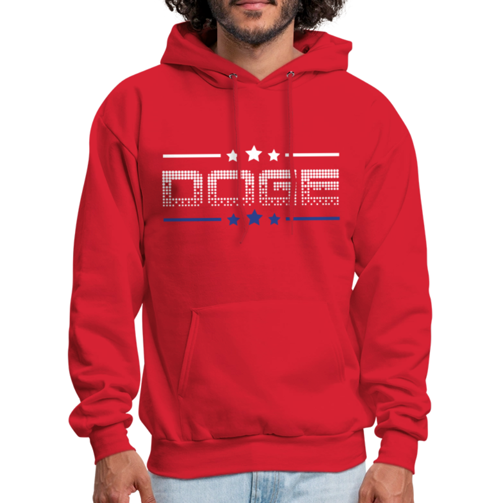 DOGE Stars Men's Hoodie - red