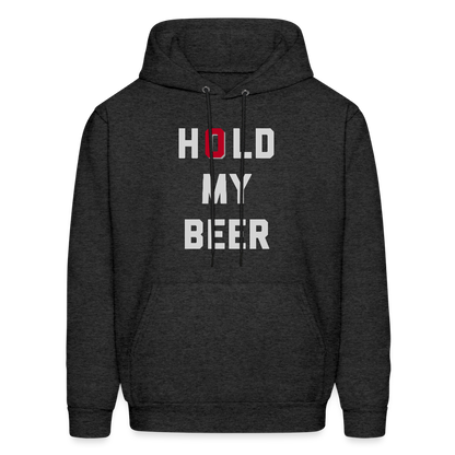 Hold My Beer Men's Hoodie - charcoal grey