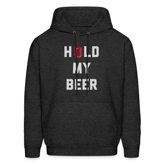 Hold My Beer Men's Hoodie - charcoal grey