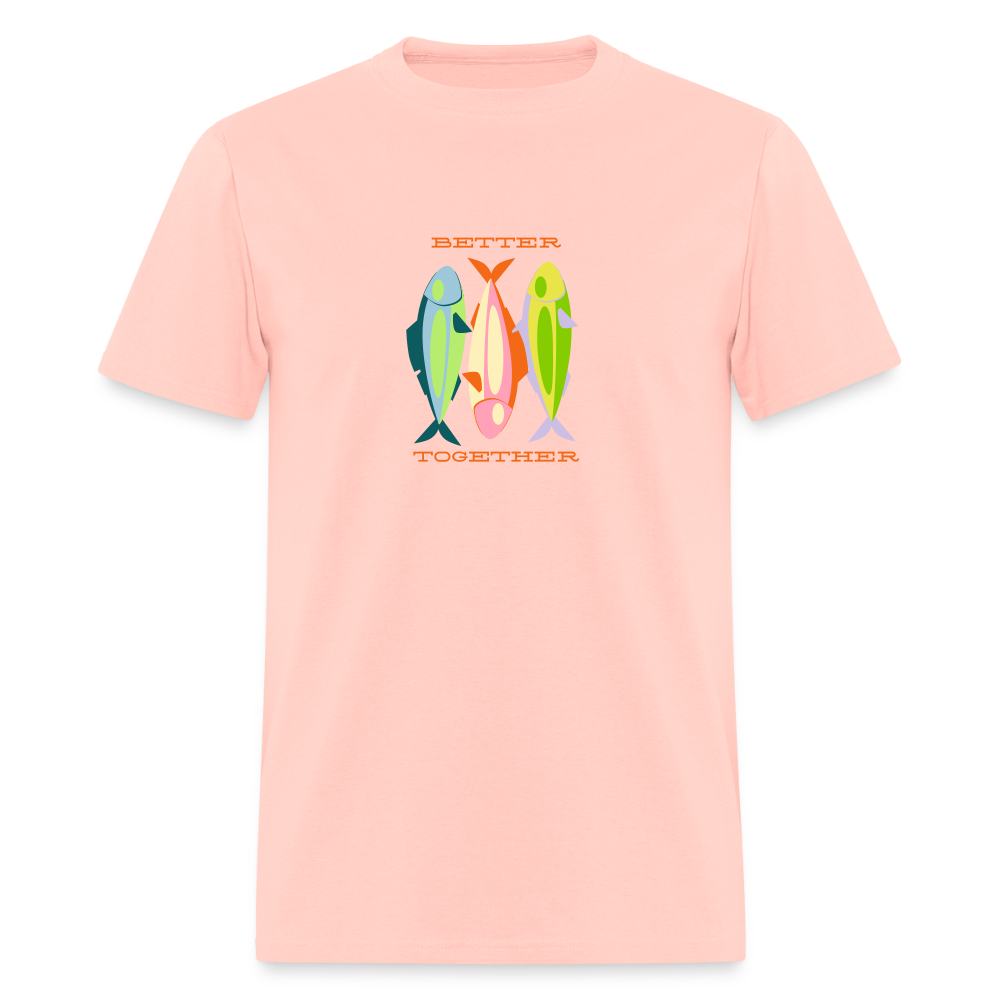 Better Together Sardines Unisex Classic T-Shirt - blush pink 