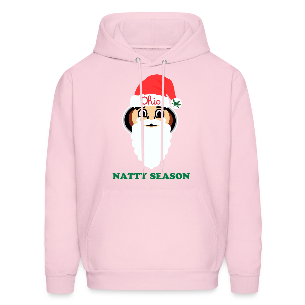 Ohio Santa Natty Season Men's Hoodie - pale pink