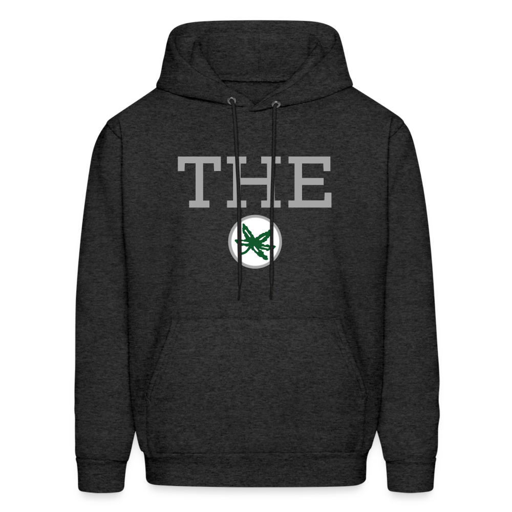 THE Buckeye Leaf Men's Hoodie - charcoal grey