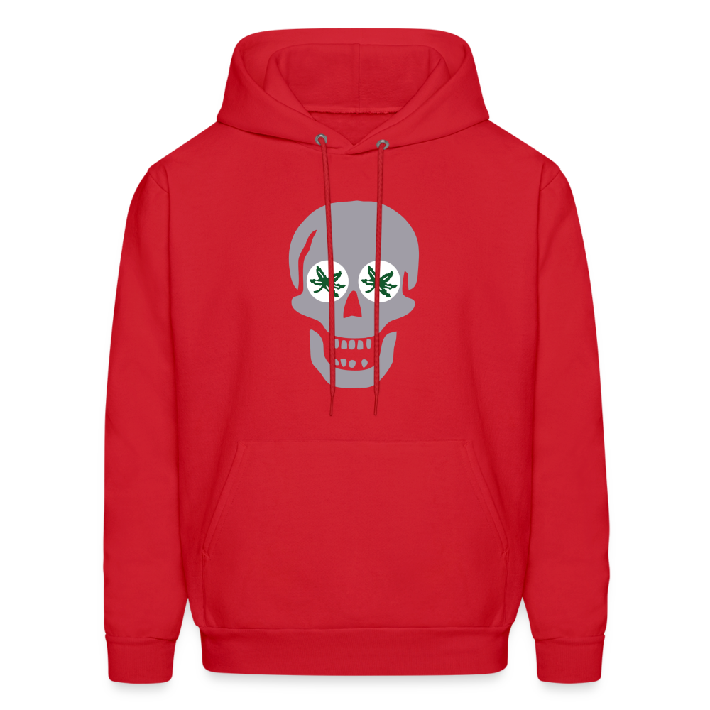 Skull BuckEYES Men's Hoodie - red