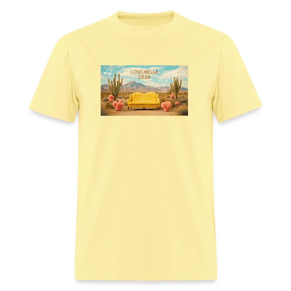Couchella 2026 Unisex T-Shirt - cornsilk
