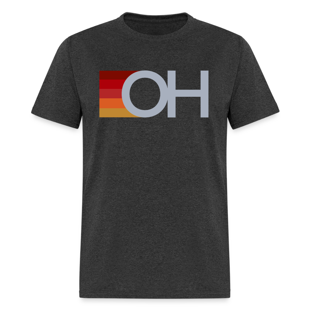 OH Stripes Men's T-Shirt - heather black