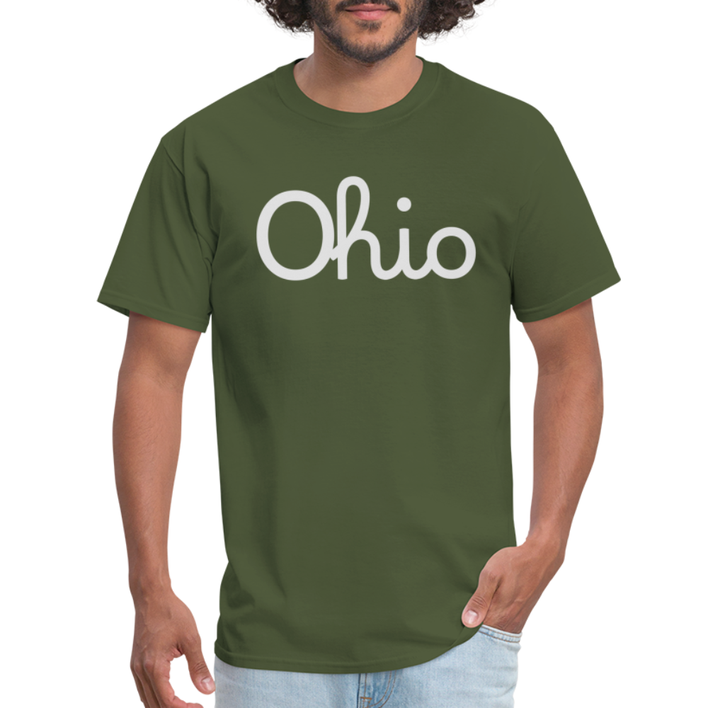 Script Ohio Unisex Classic T-Shirt - military green