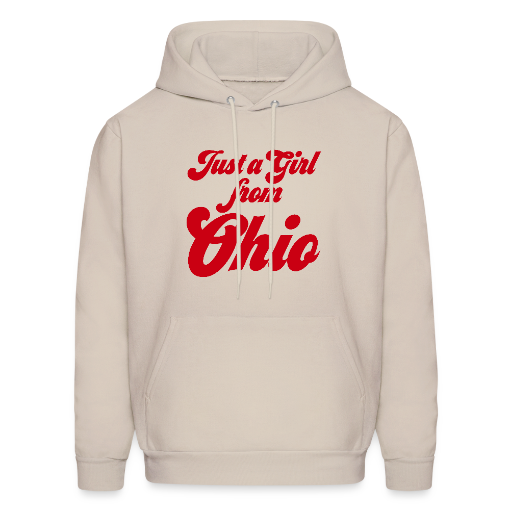 Just a Girl From Ohio Men's Hoodie - Sand