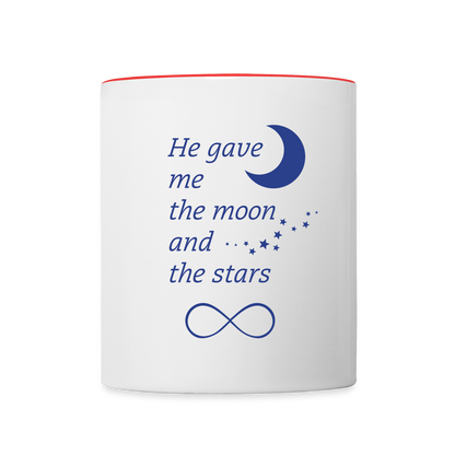 Cousins Beach Team Conrad Infinity Contrast Coffee Mug - white/red