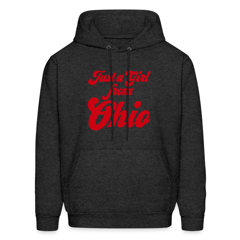 Just a Girl From Ohio Men's Hoodie - charcoal grey