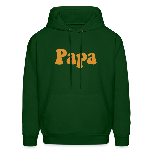 Papa Men's Hoodie - forest green