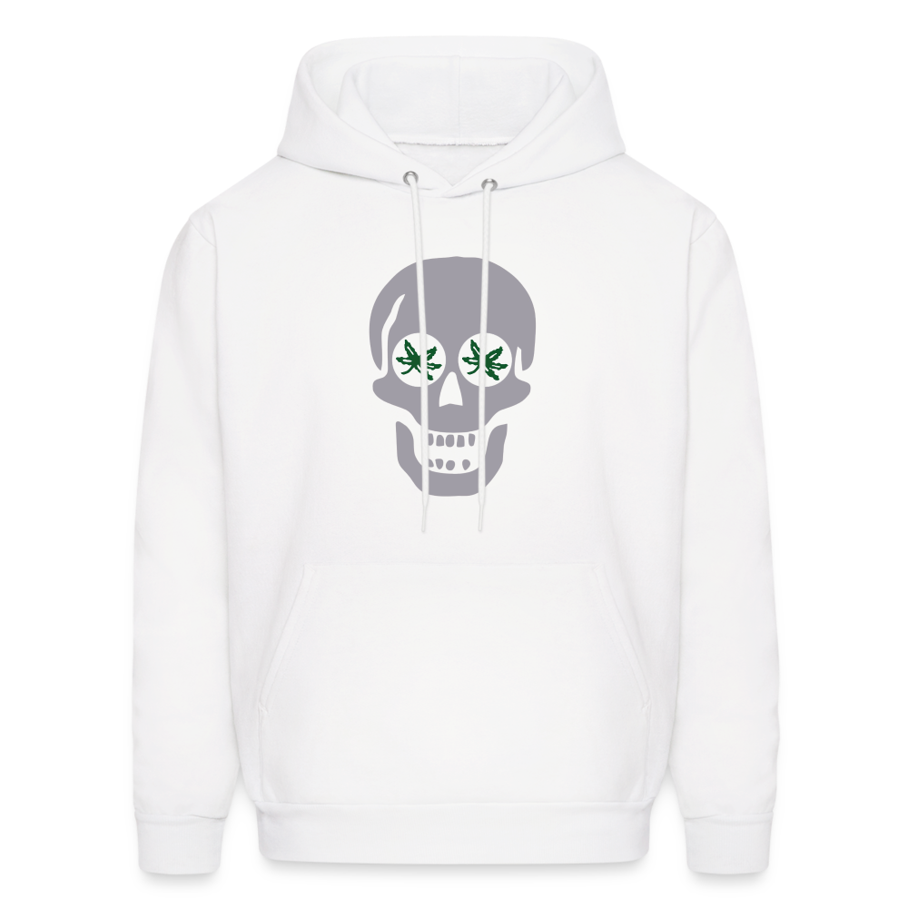 Skull BuckEYES Men's Hoodie - white