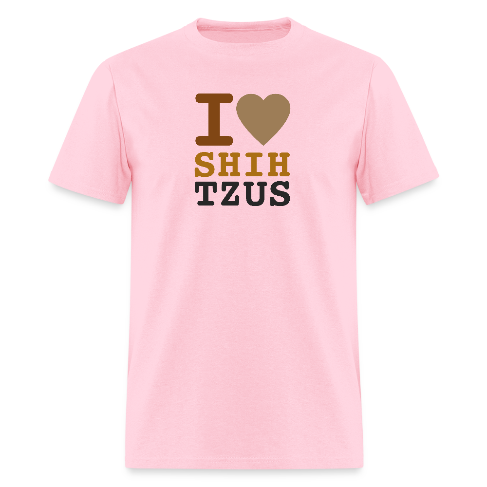 I <3 Shih Tzus Unisex T-Shirt - pink