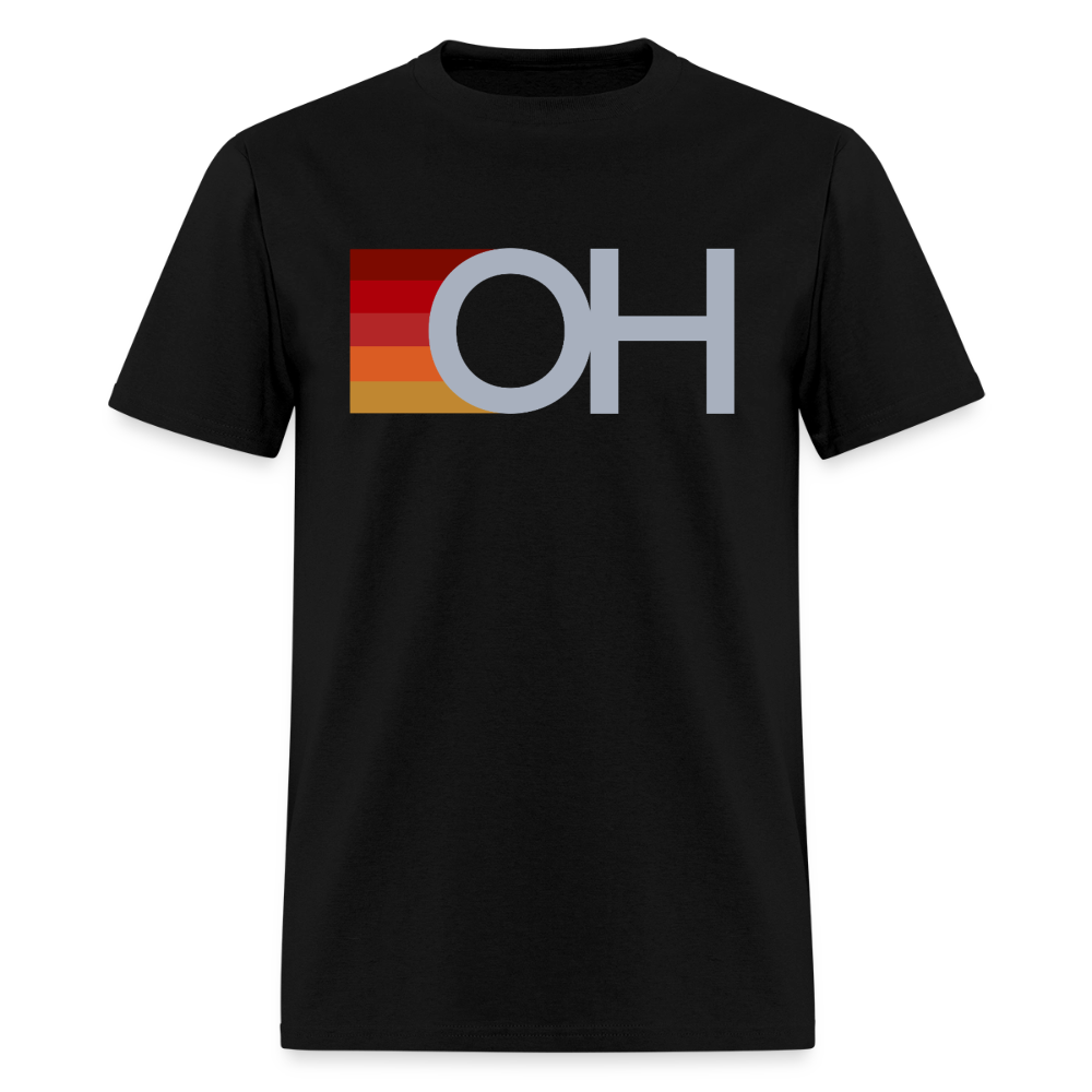 OH Stripes Men's T-Shirt - black
