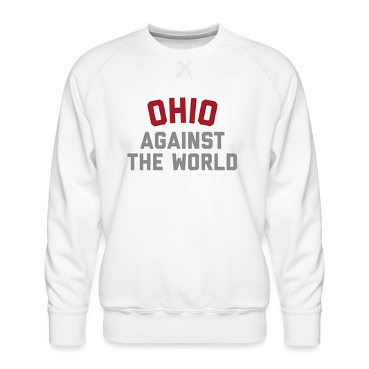 Ohio Against the World Men’s Premium Sweatshirt - white