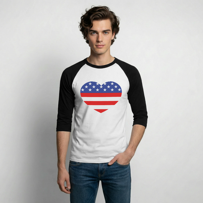 Baseball T-Shirt - white/black