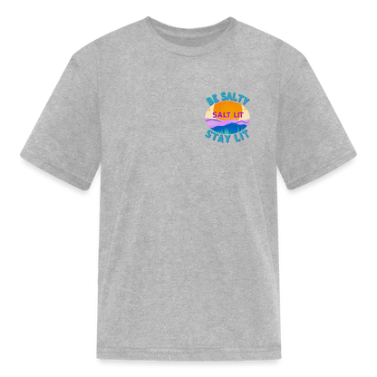 SALT LIT Kids' T-Shirt - heather gray