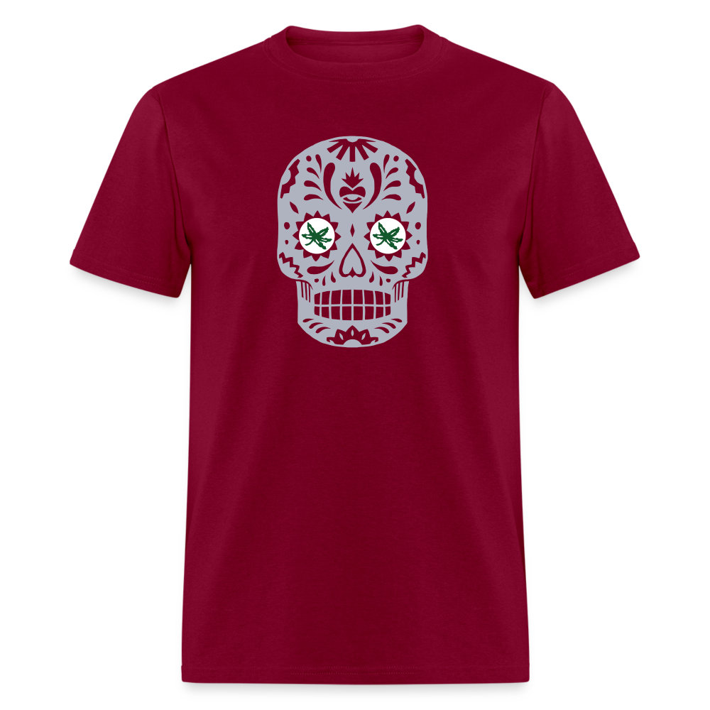 Sugar Skulls BuckEYES Unisex Classic T-Shirt - burgundy