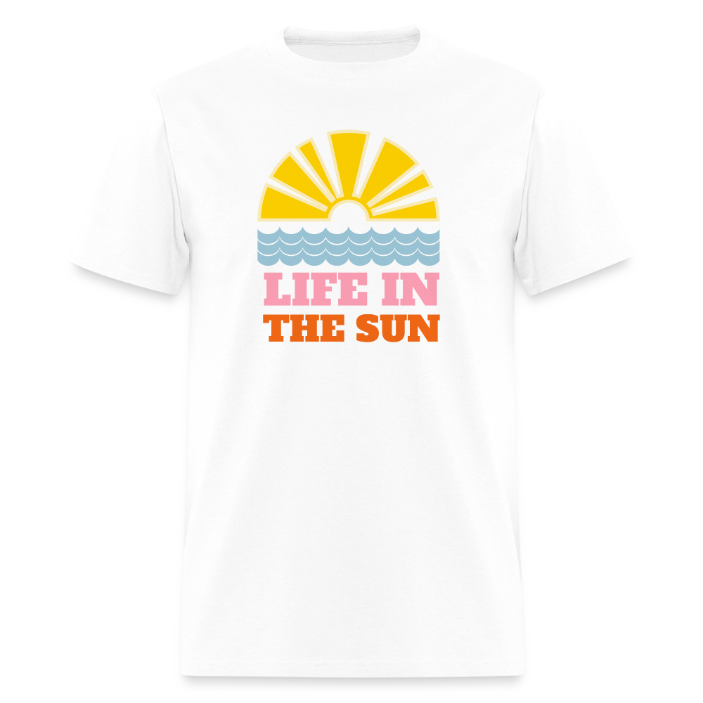 Life in the Sun Unisex T-Shirt - white