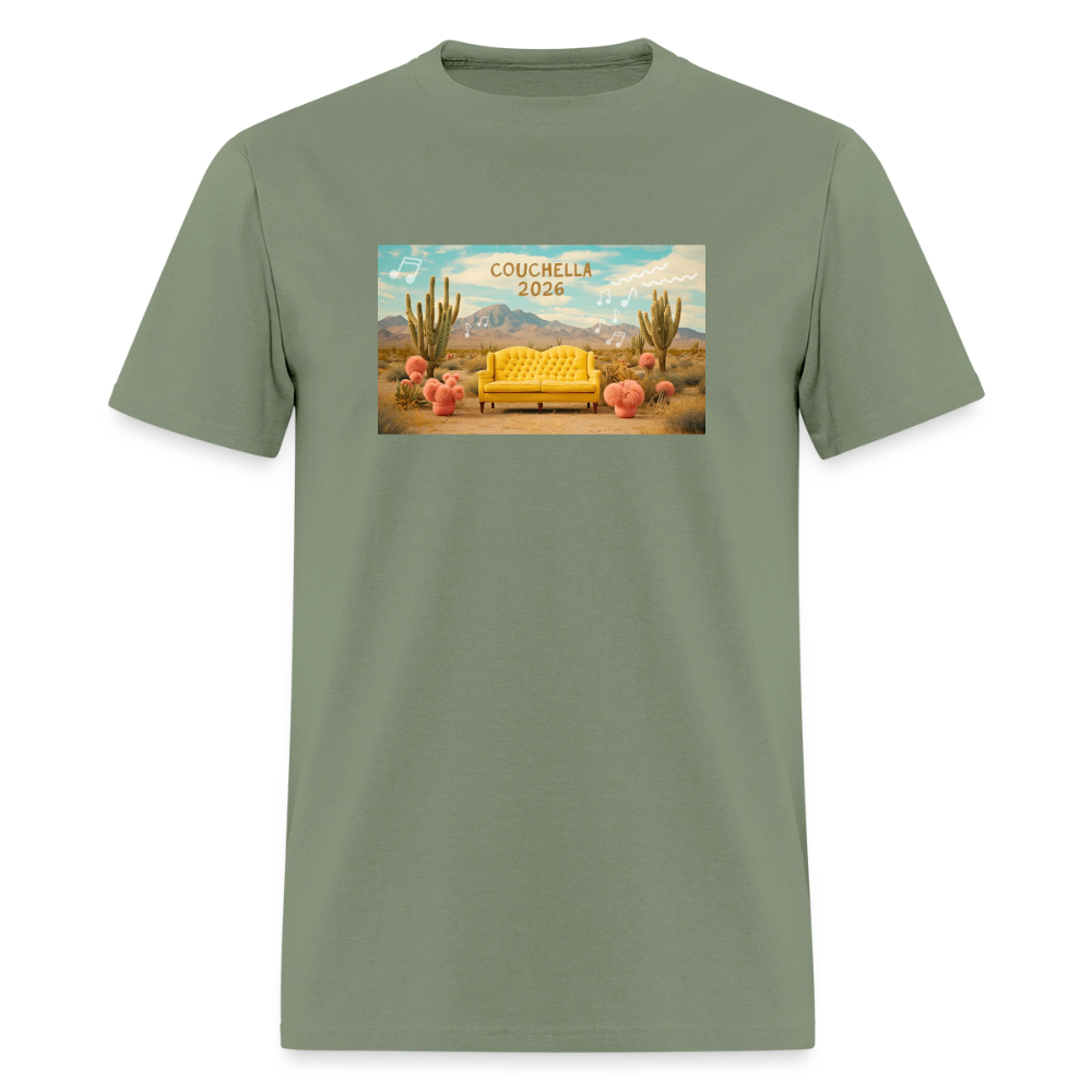 Couchella 2026 Unisex T-Shirt - military green