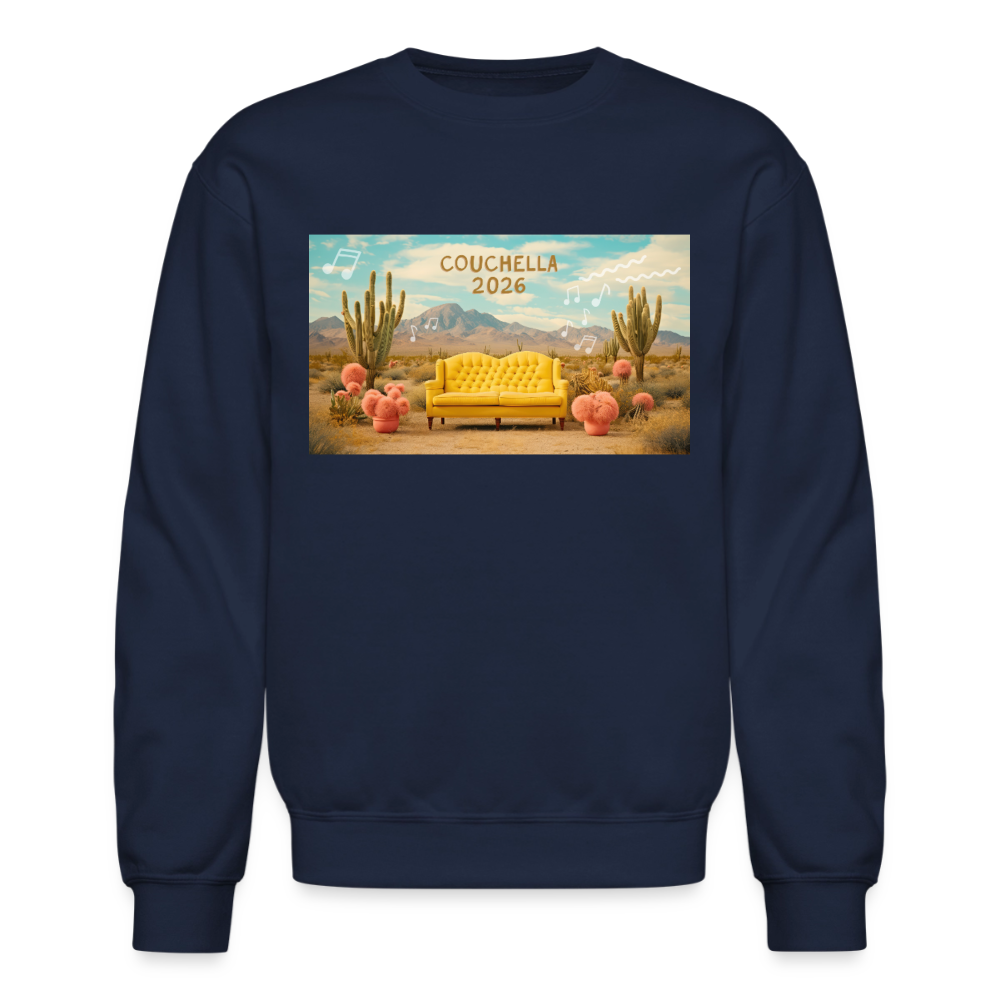 Couchella 2026 Crewneck Sweatshirt - navy