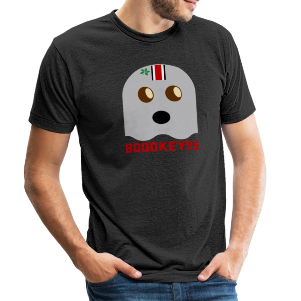 Boookeyes Unisex Tri-Blend T-Shirt - heather black