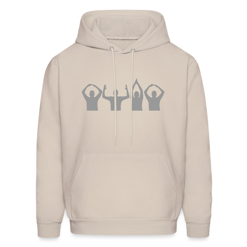 O-H-I-O Silhouette Men's Hoodie - Sand